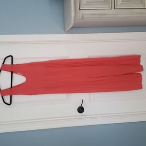 Motherhood, Maternity Romper, Orange color